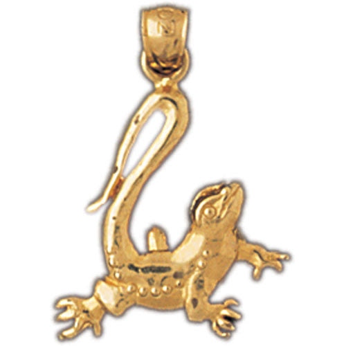 14K GOLD CHARM - LIZARD #1649