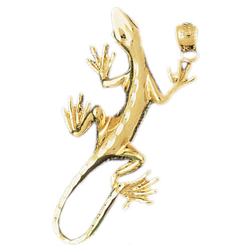 14K GOLD CHARM - LIZARD #2420