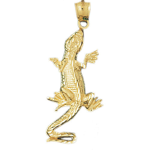 14K GOLD CHARM - LIZARD #2421