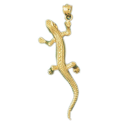 14K GOLD CHARM - LIZARD #2424
