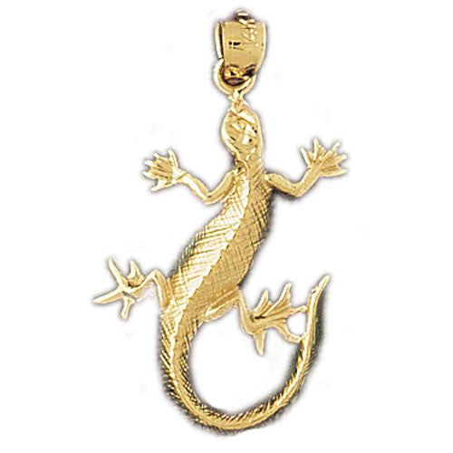 14K GOLD CHARM - LIZARD #2427