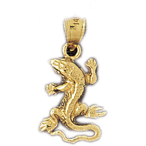 14K GOLD CHARM - LIZARD #2428