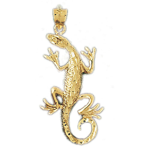 14K GOLD CHARM - LIZARD #2429