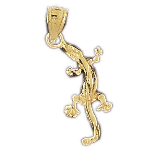 14K GOLD CHARM - LIZARD #2430