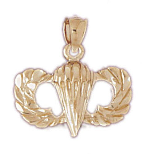 14K GOLD CHARM - MILITARY EMBLEM #4502