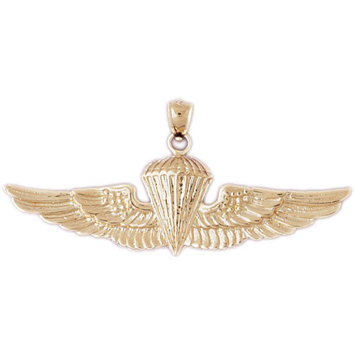 14K GOLD CHARM - MILITARY EMBLEM #4503