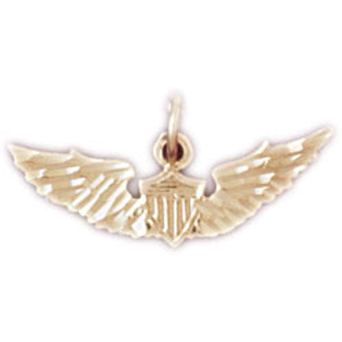 14K GOLD CHARM - MILITARY EMBLEM #4508