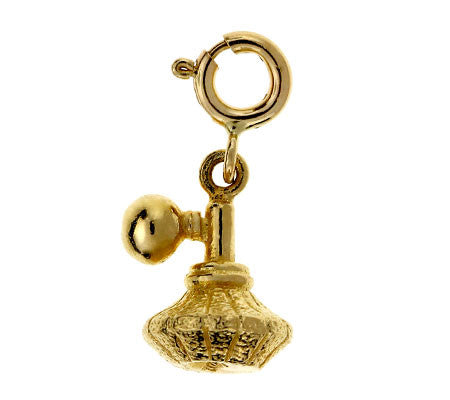 14K GOLD CHARM - PERFUME BOTTLE #7341