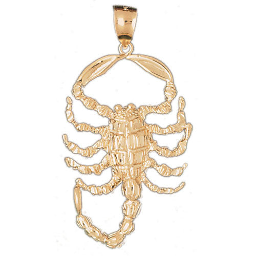 14K GOLD CHARM - SCORPION #2432