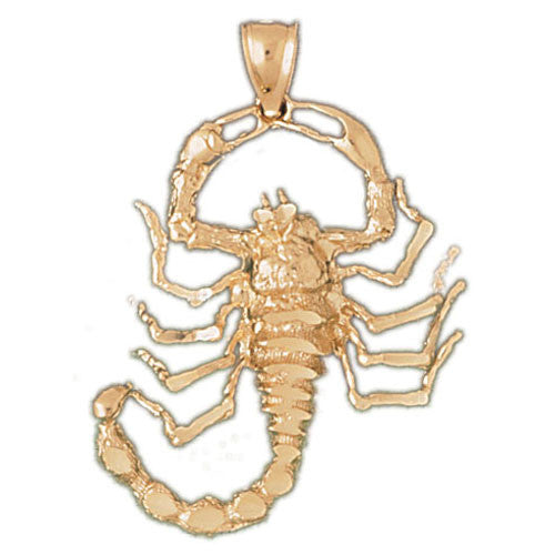 14K GOLD CHARM - SCORPION #2433
