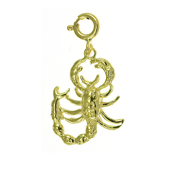 14K GOLD CHARM - SCORPION #2434