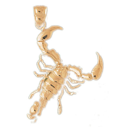 14K GOLD CHARM - SCORPION #2437