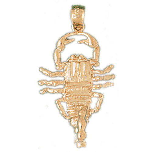 14K GOLD CHARM - SCORPION #2438
