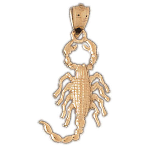 14K GOLD CHARM - SCORPION #2439