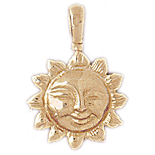 14K GOLD CHARM - SUN #5662