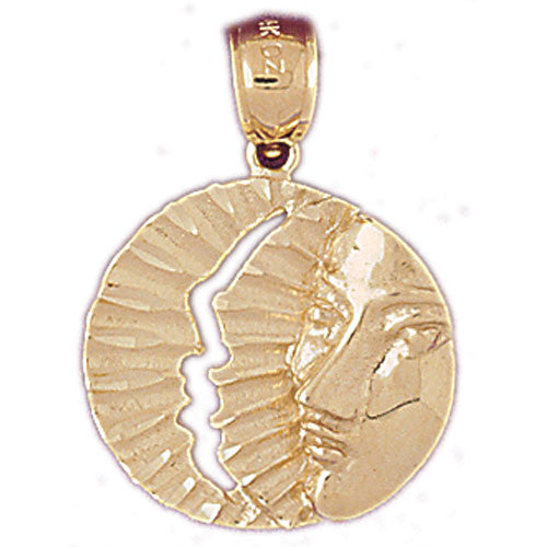 14K GOLD CHARM - SUN #5671