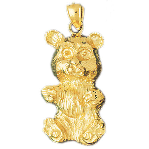 14K GOLD CHARM - TEDDY BEAR #2445