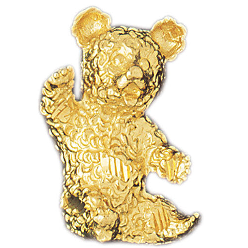 14K GOLD CHARM - TEDDY BEAR #2448
