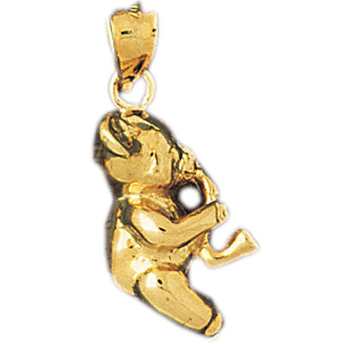 14K GOLD CHARM - TEDDY BEAR #2480