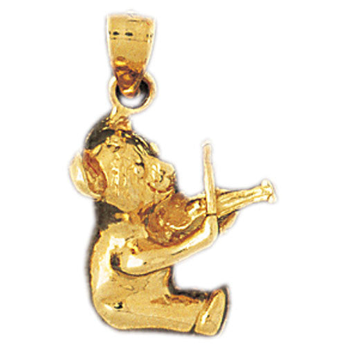 14K GOLD CHARM - TEDDY BEAR #2482