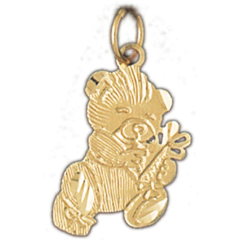 14K GOLD CHARM - TEDDY BEAR #2492