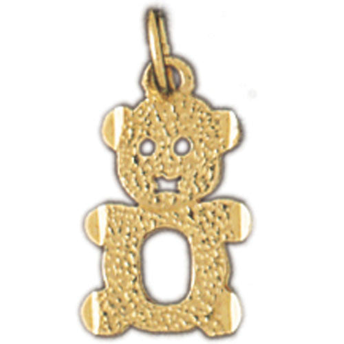 14K GOLD CHARM - TEDDY BEAR #2500