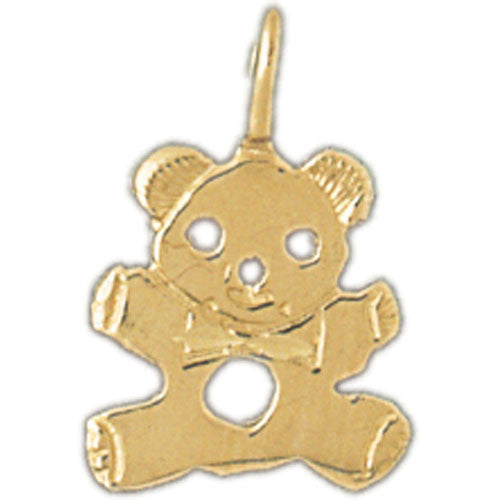 14K GOLD CHARM - TEDDY BEAR #2505