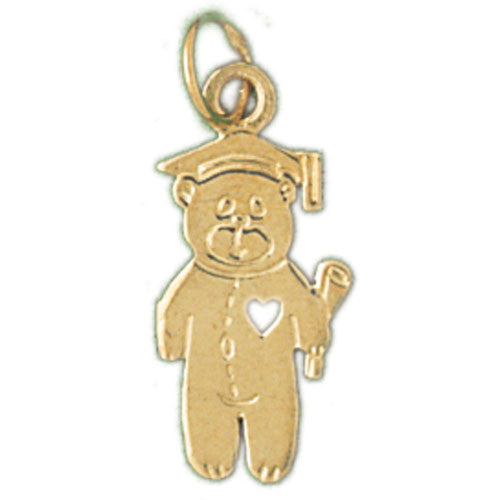 14K GOLD CHARM - TEDDY BEAR #2510