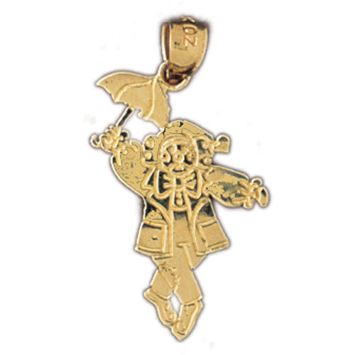 14K GOLD CHARM - TEDDY BEAR #2513