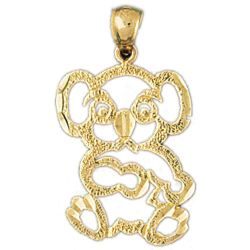 14K GOLD CHARM - TEDDY BEAR #2539