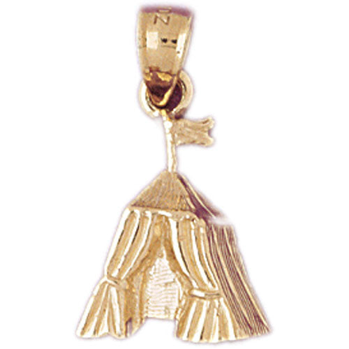 14K GOLD CHARM - TENT #6974