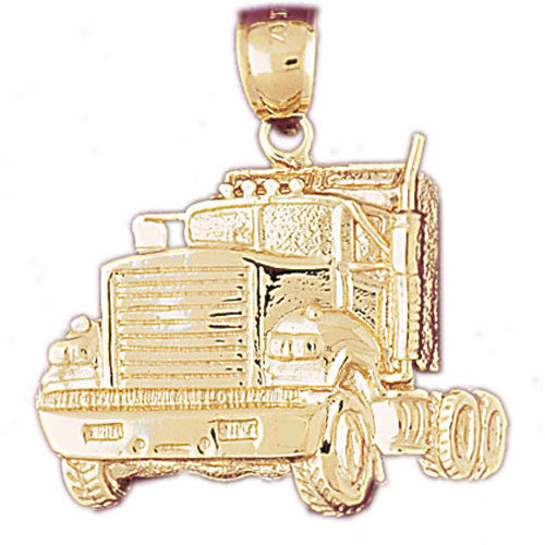 14K GOLD CHARM - TRUCK #4361
