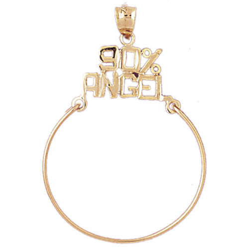 14K GOLD CHARM HOLDER # 4220