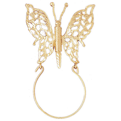 14K GOLD CHARM HOLDER # 4227