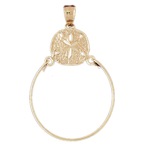14K GOLD CHARM HOLDER #4252