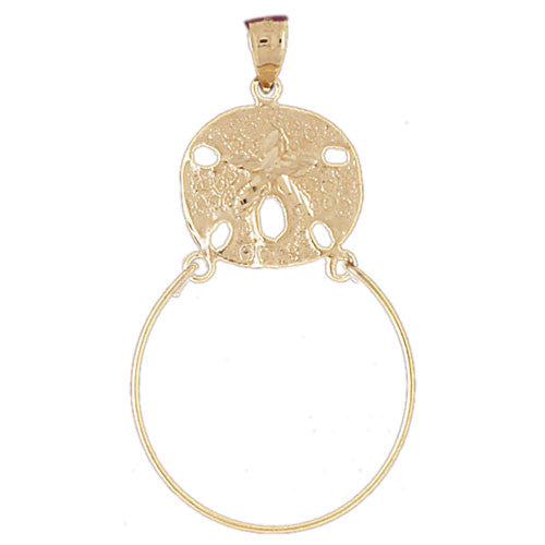 14K GOLD CHARM HOLDER #4253
