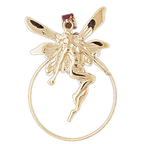 14K GOLD CHARM HOLDER #4255