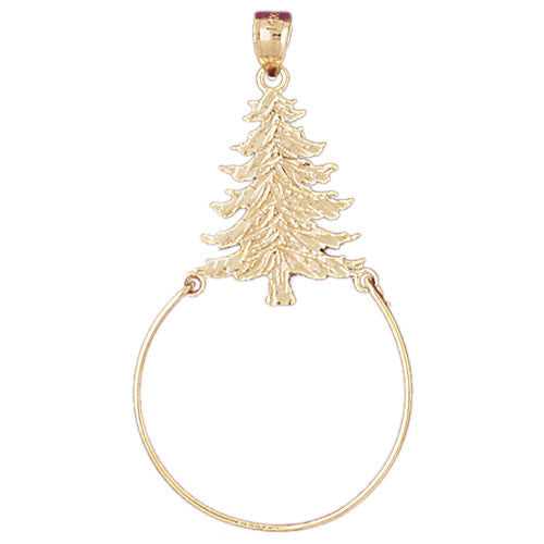 14K GOLD CHARM HOLDER #4261