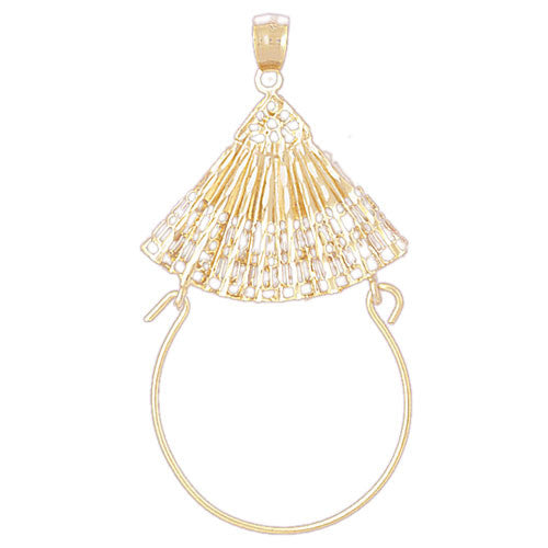 14K GOLD CHARM HOLDER #4268