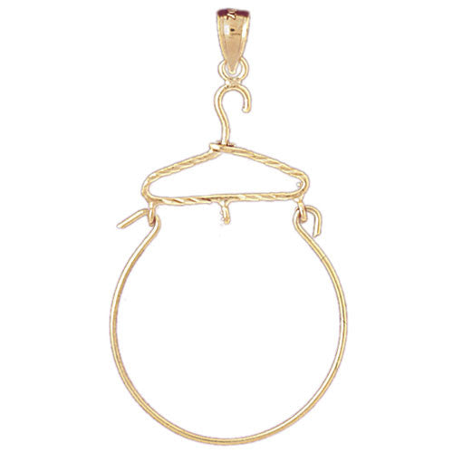 14K GOLD CHARM HOLDER #4269