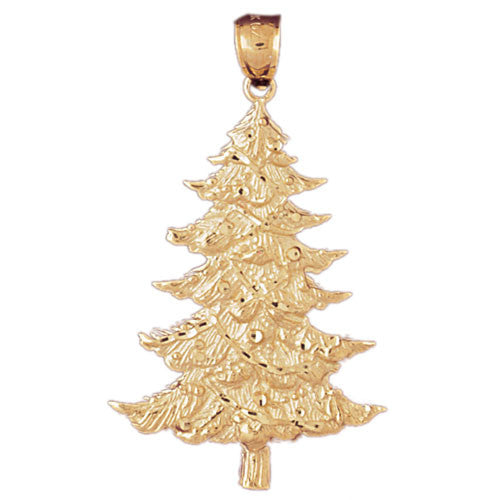 14K GOLD CHRISTMAS CHARM - CHRISTMAS-TREE #5580