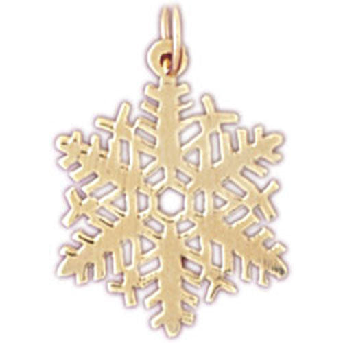 14K GOLD CHRISTMAS CHARM - SNOWFLAKE #5521