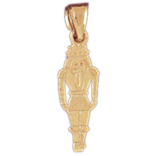 14K GOLD CHRISTMAS CHARM - SOLDIER #5576