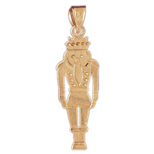 14K GOLD CHRISTMAS CHARM - SOLDIER #5577