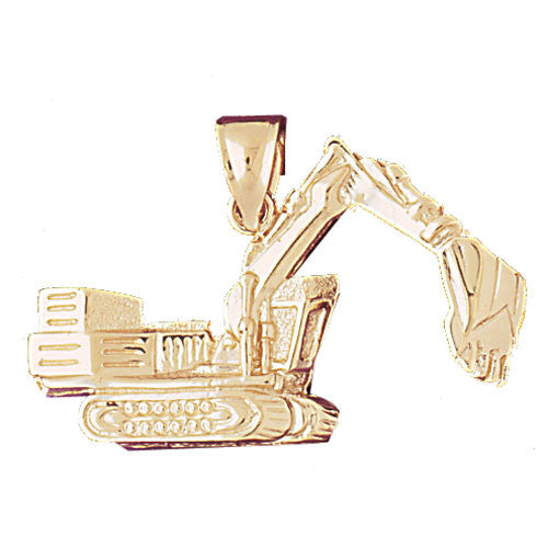 14K GOLD CONSTRUCTION CHARM-CRAWLER EXCAVATOR # 4302