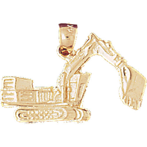 14K GOLD CONSTRUCTION CHARM-CRAWLER EXCAVATOR # 4303