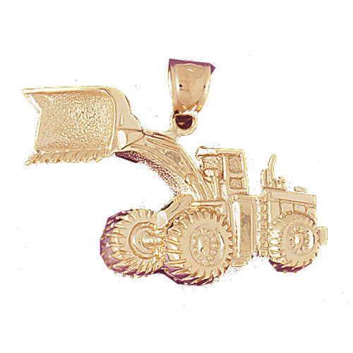 14K GOLD CONSTRUCTION CHARM-WHEEL LOADER # 4301