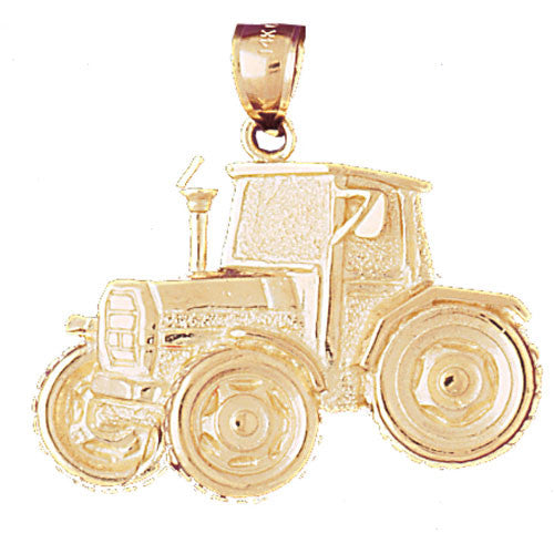 14K GOLD CONSTRUCTION CHARM - TRACTOR # 4307