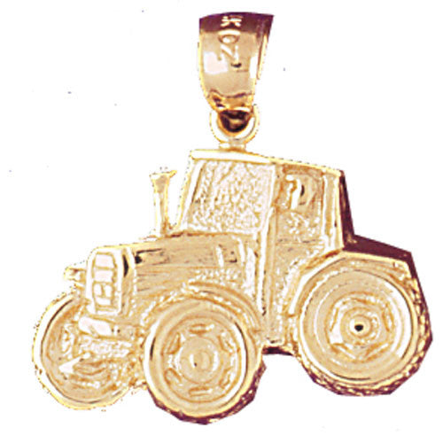 14K GOLD CONSTRUCTION CHARM - TRACTOR # 4308