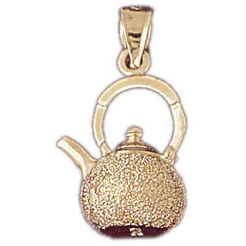 14K GOLD COOKING CHARM - TEAPOT #6949